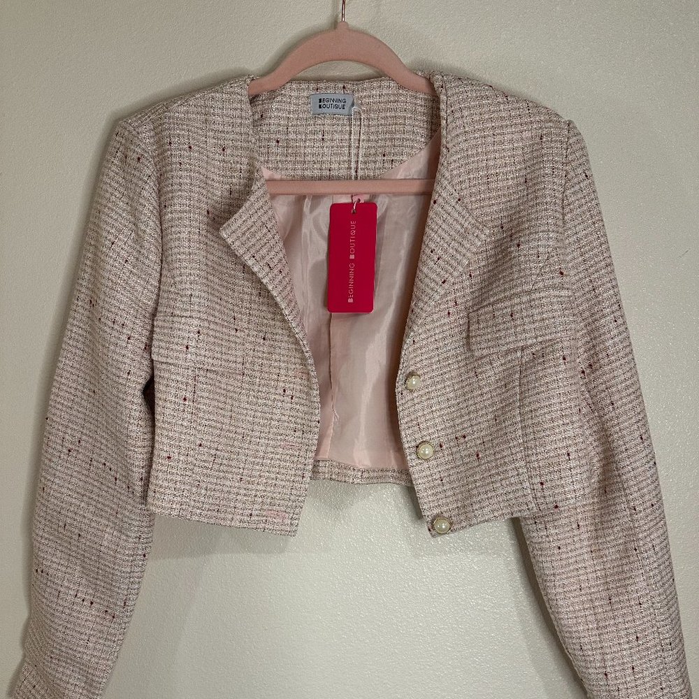 Pink Tweed Jacket
